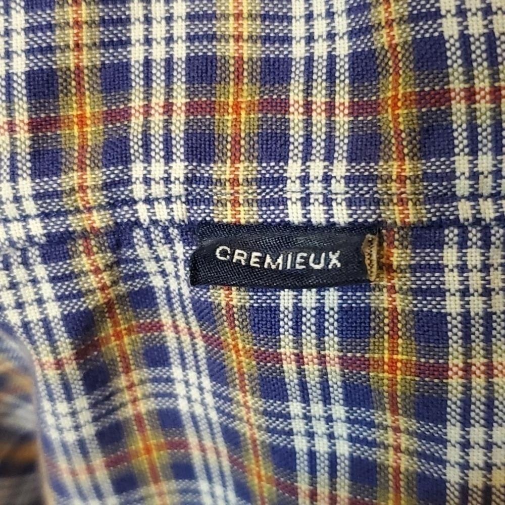 Daniel Cremieux classic fit blue plaid button down Size large - Picture 10 of 10